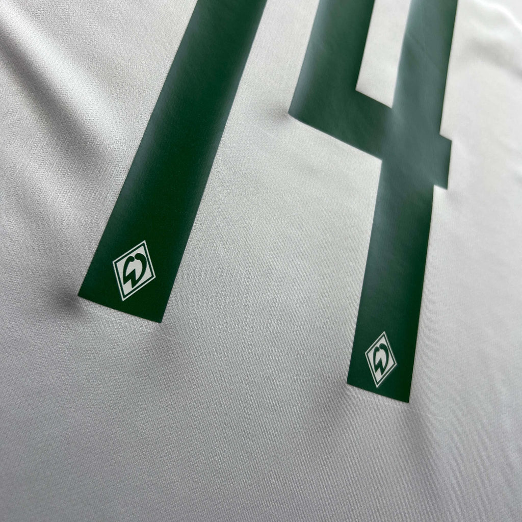 Werder Bremen 2019-20 Umbro away Claudio Pizarro football shirt size XXL