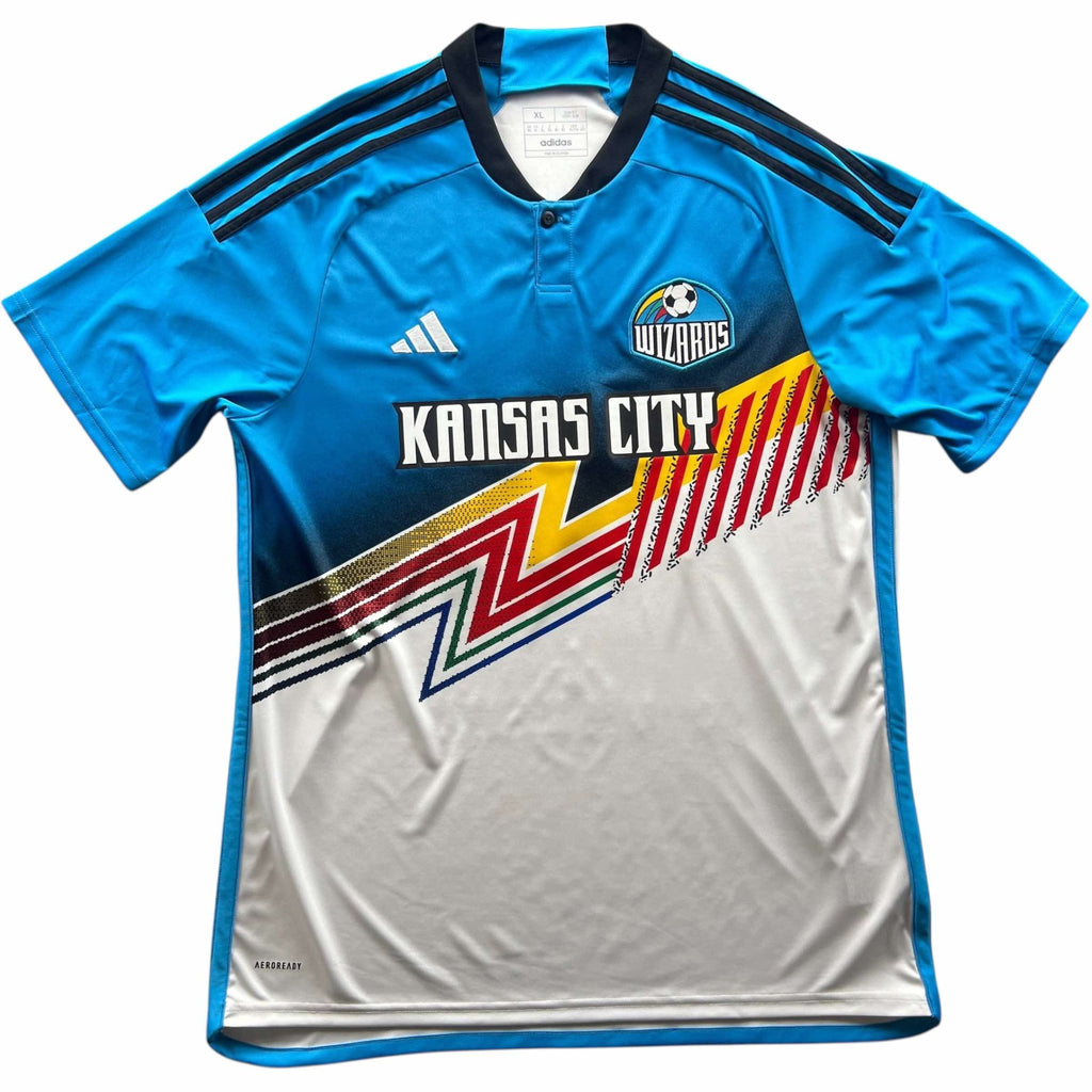 Sporting Kansas City 2022-23 Adidas third Sallói Dániel football shirt size XL