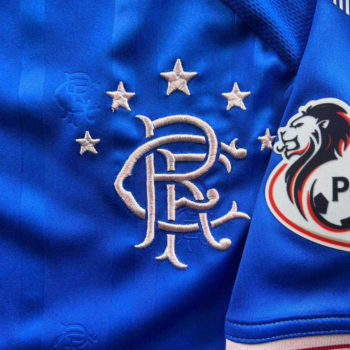 Rangers 2019-20 Hummel home Jermain Defoe football shirt size M