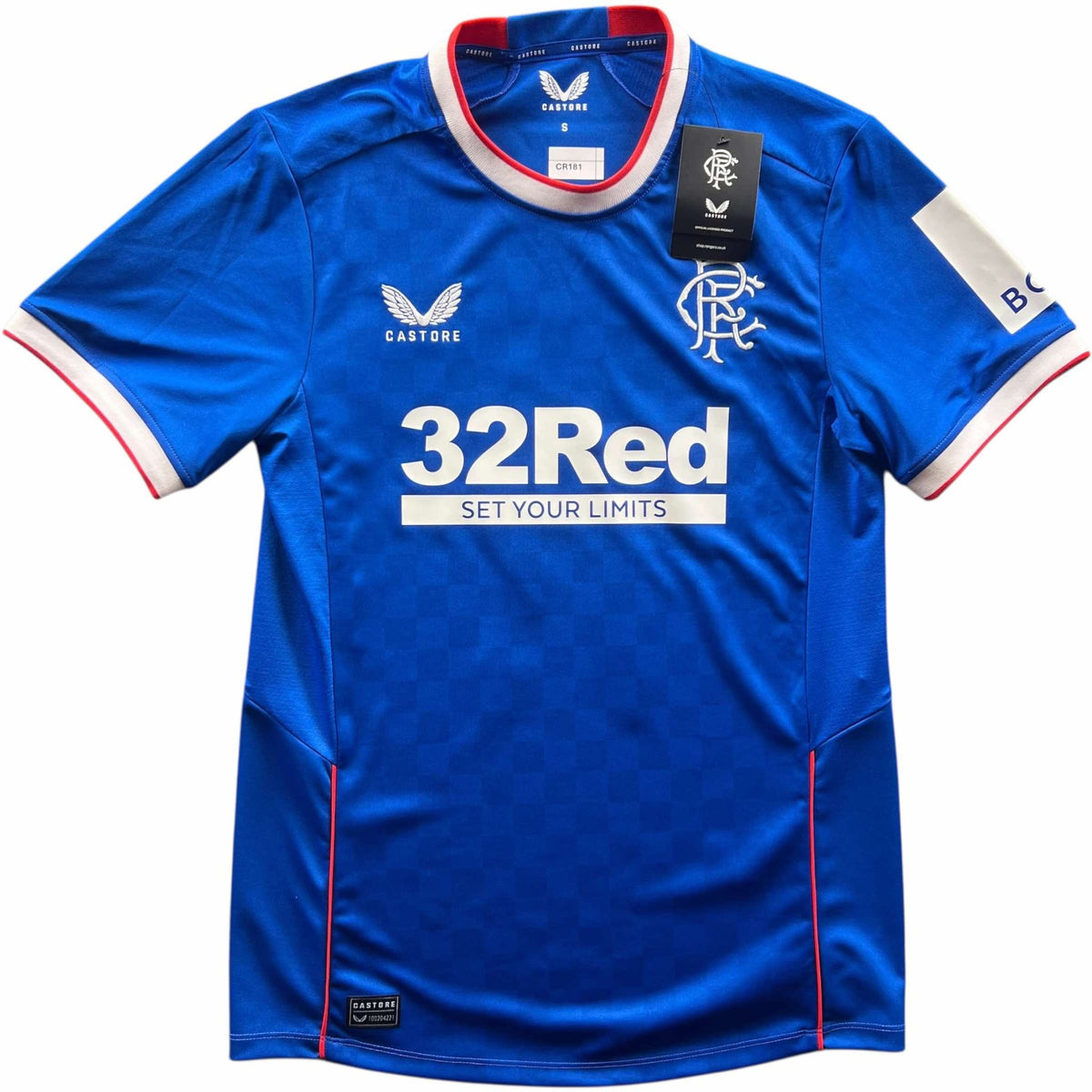 Rangers 2022-23 Castore home James Tavernier *NEW* football shirt size S