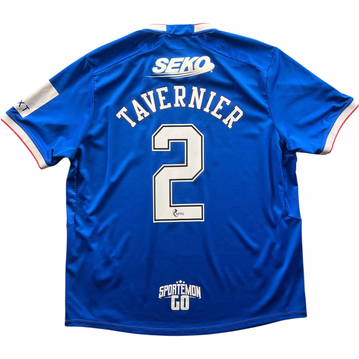Rangers 2022-23 Castore home James Tavernier football shirt size XXL