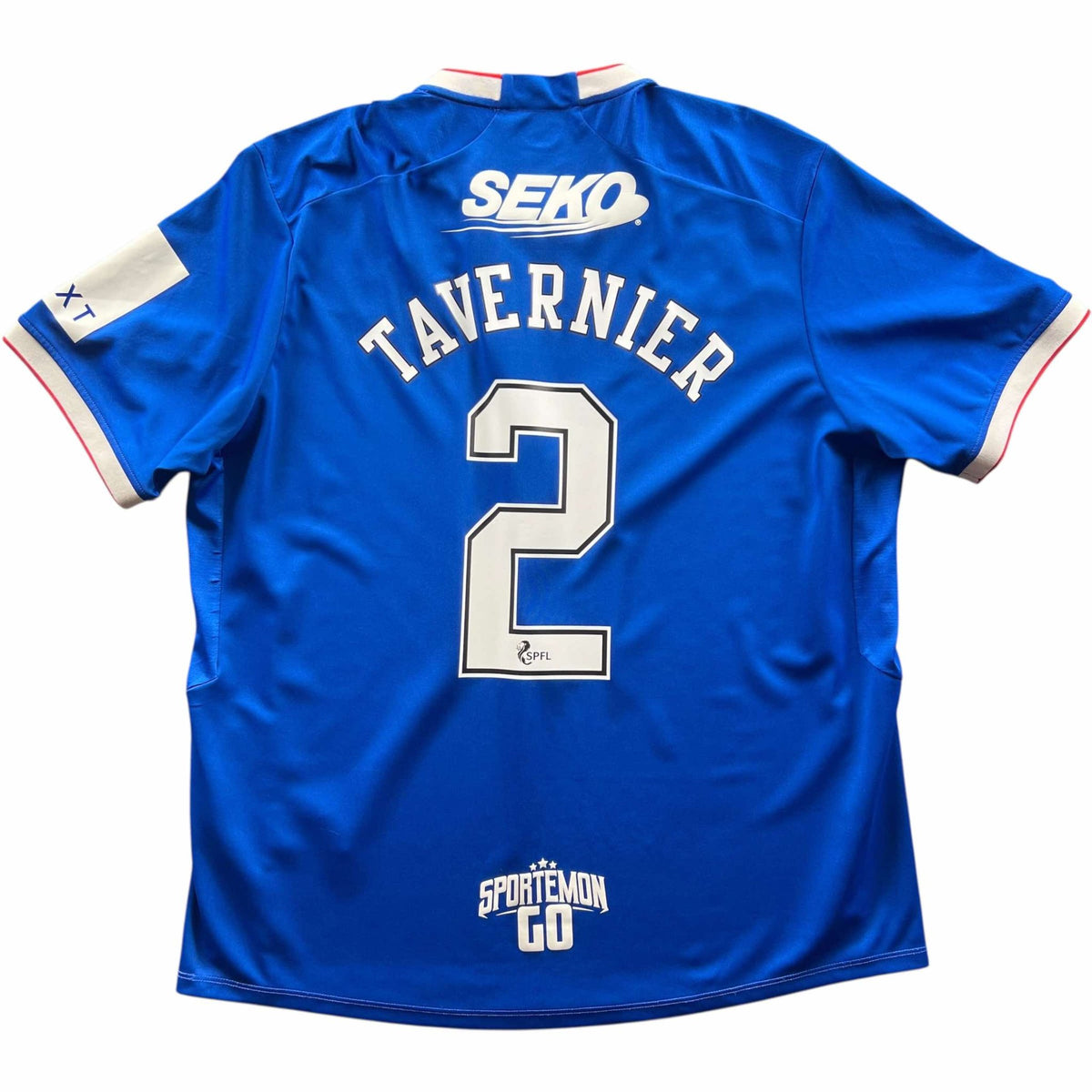 Rangers 2022-23 Castore home James Tavernier football shirt size XXL