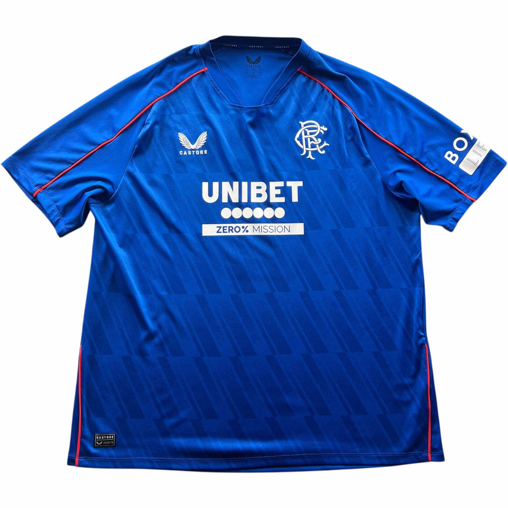 Rangers 2024-25 Castore home James Tavernier football shirt size XXL