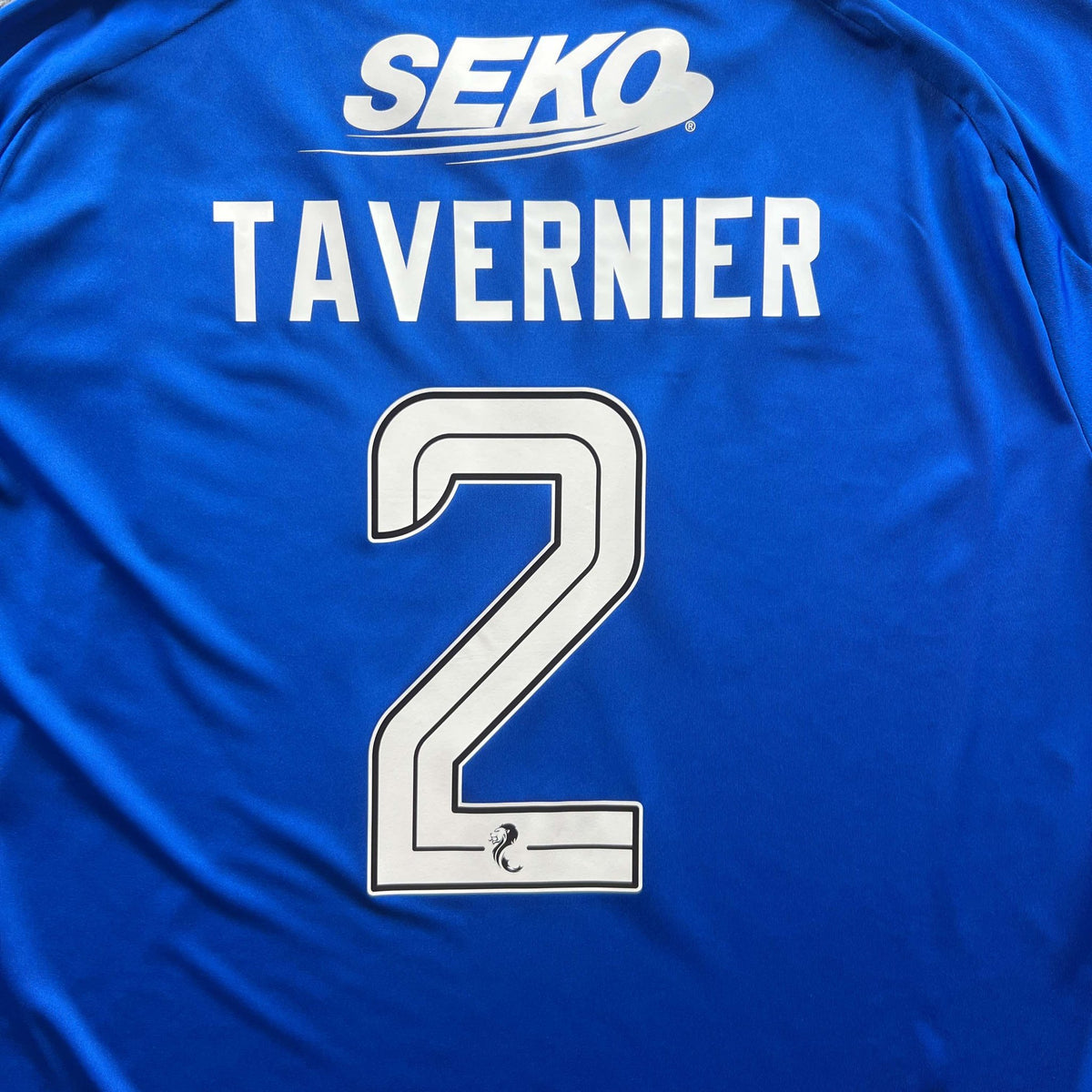 Rangers 2024-25 Castore home James Tavernier football shirt size XXL