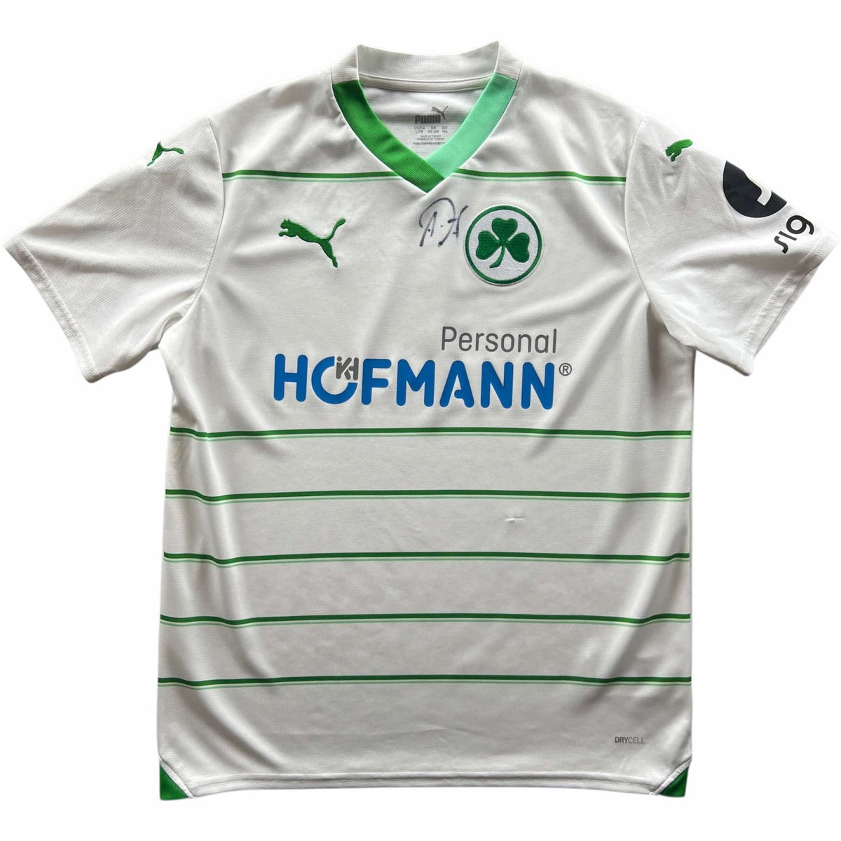 Greuther Fürth 2023-24 Puma home *Signed* football shirt size Boys L (164)