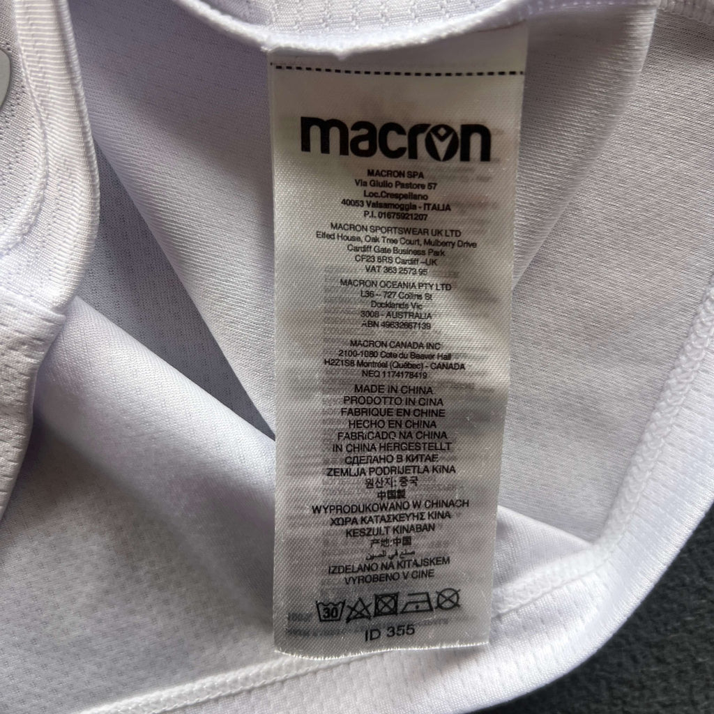 Hajduk Split 2022-23 Macron home football shirt size Boys M (133-145)