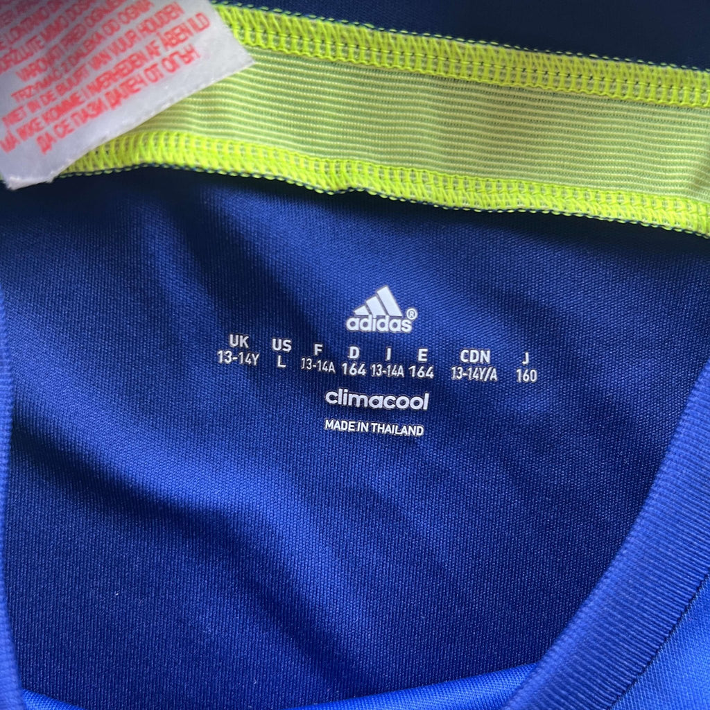 Ajax 2014-15 Adidas away football shirt size Boys L (164)