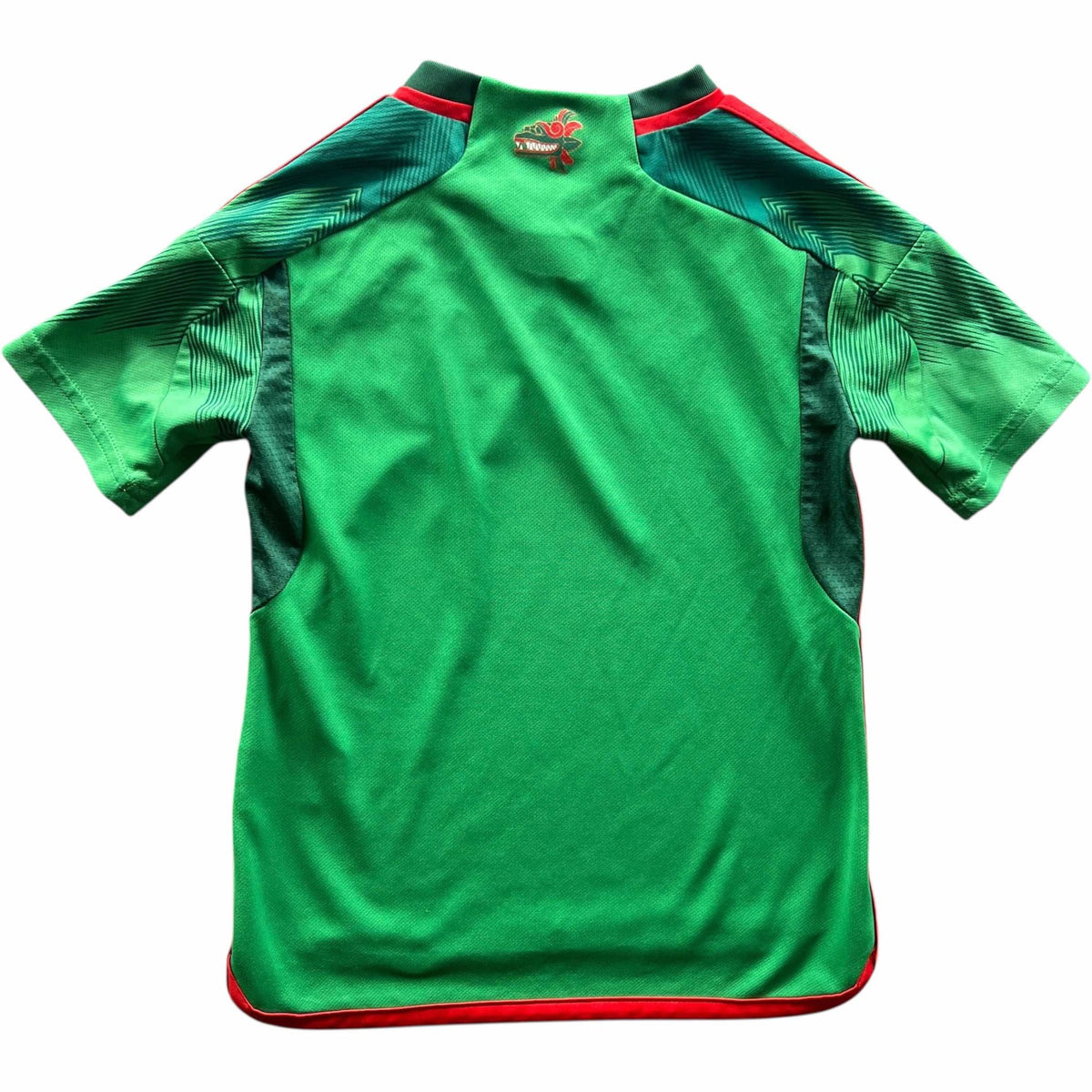Mexico 2022-23 Adidas home football shirt size Boys S (140)