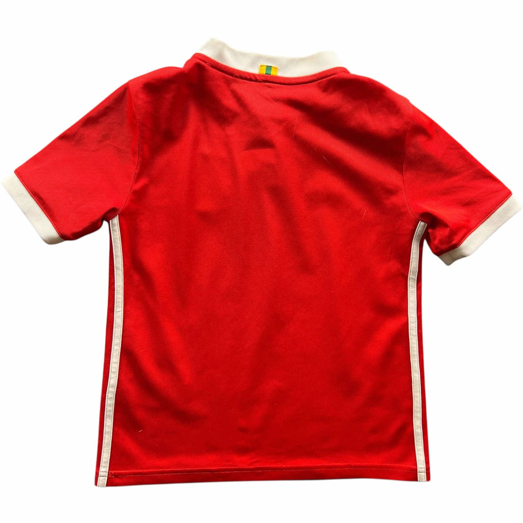 Wales 2018-19 Adidas home football shirt size Boys S (140)