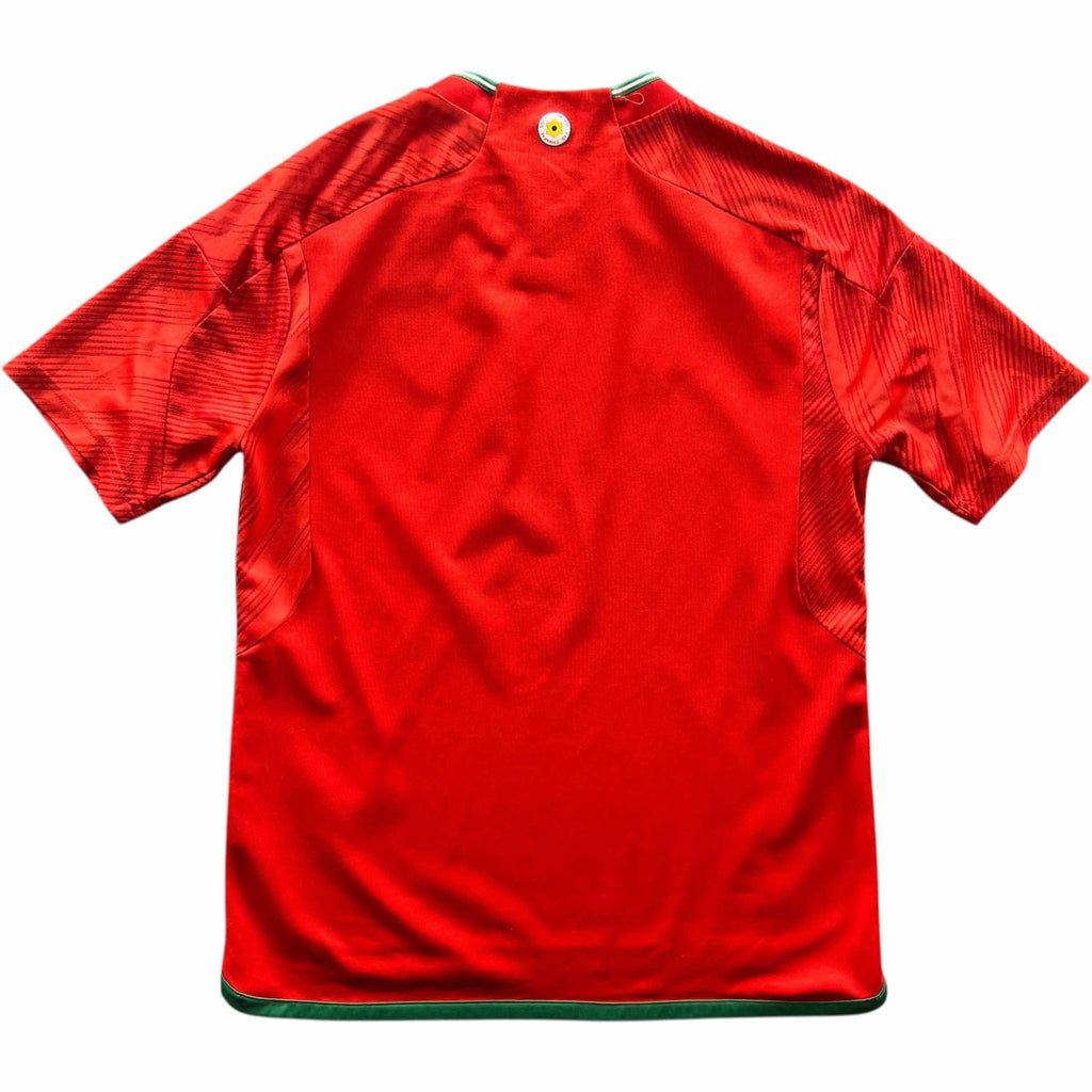 Wales 2022-23 Adidas home football shirt size Boys L (164)