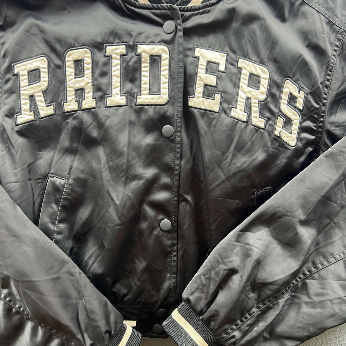 Las Vegas Raiders NFL bomber jacket size S