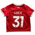 Liverpool 2023-24 Nike home „Luca” football shirt size Kids S (104-110)