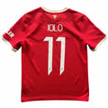 Manchester United 2021-22 Adidas home „Iolo” football shirt size Boys L (164)