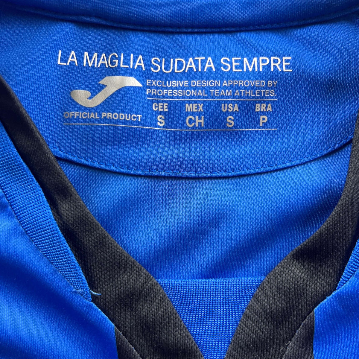 Atalanta 2017-18 Joma home football shirt size S