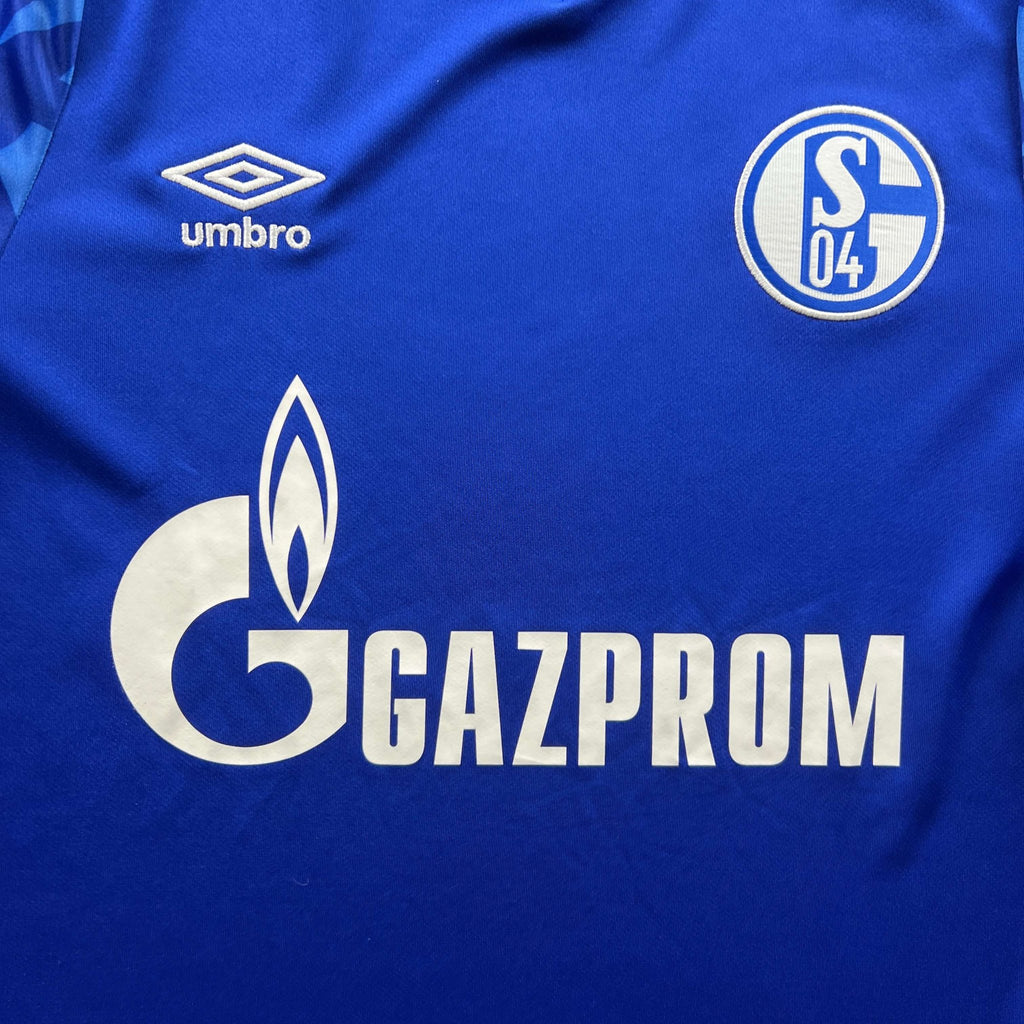 Schalke 2019-20 Umbro home football shirt size M