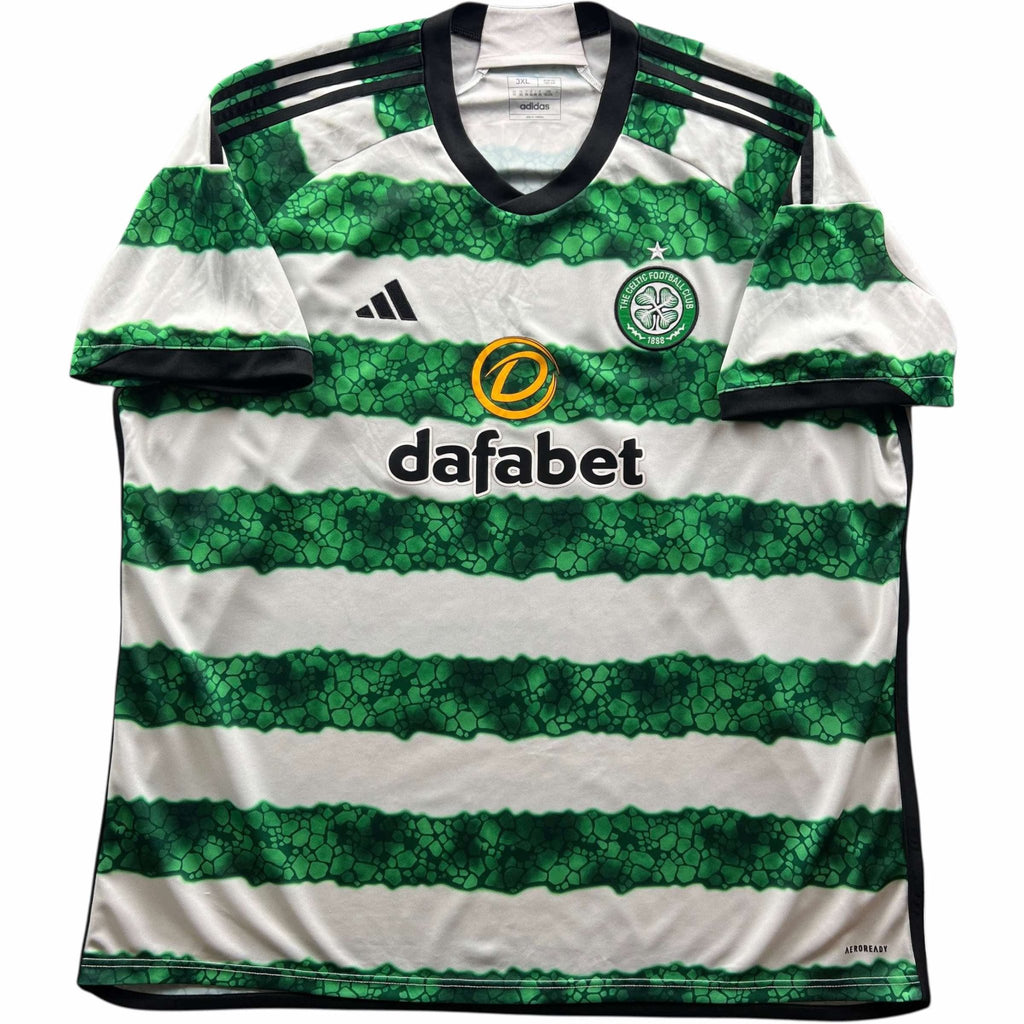 Celtic 2023-24 Adidas home football shirt size 3XL