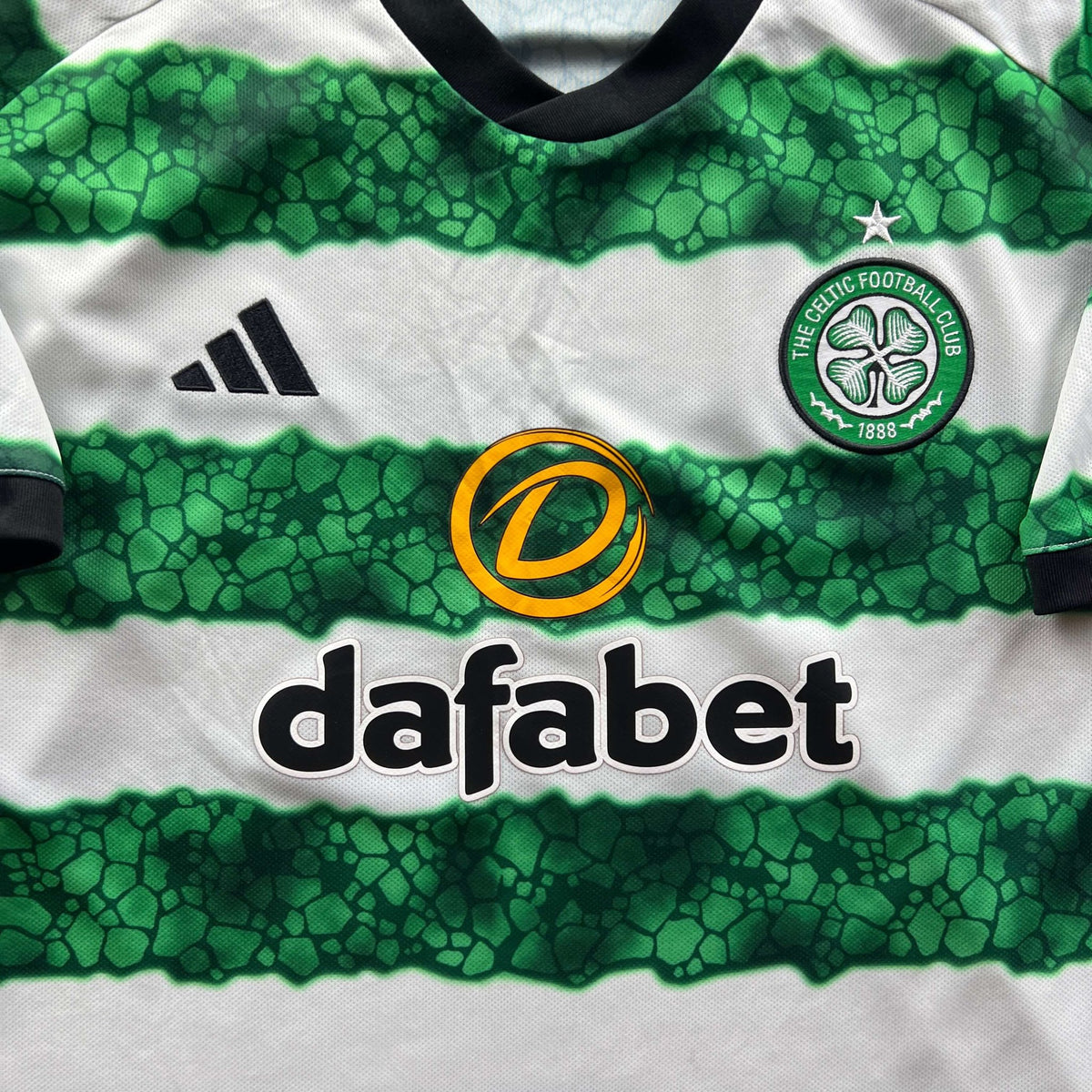Celtic 2023-24 Adidas home football shirt size 3XL