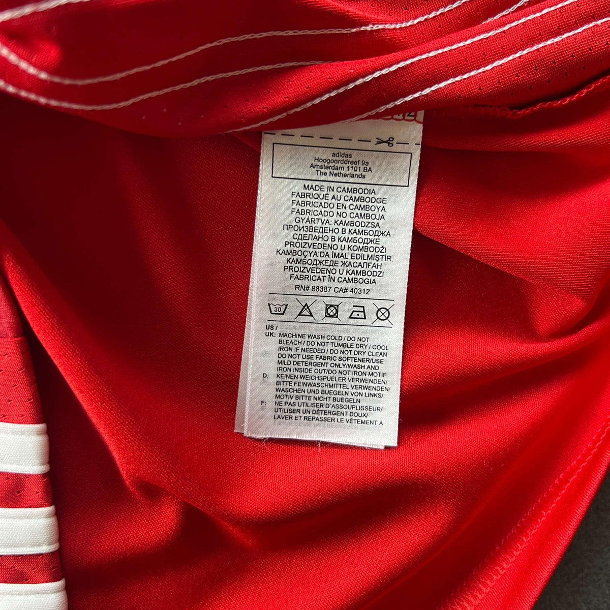 Hungary 2020-22 Adidas home #2 football shirt size M
