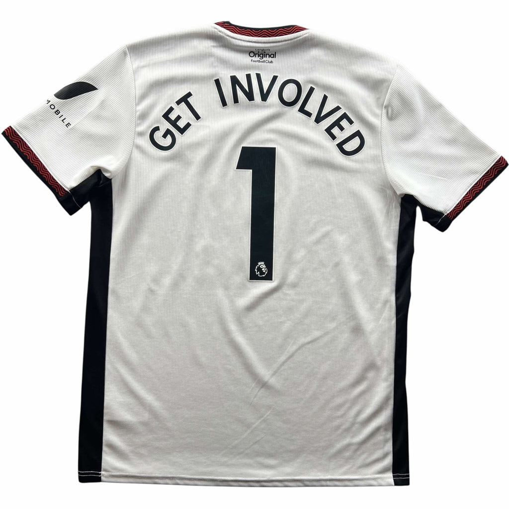 Fulham 2022-23 Adidas home „Get Involved #1” football shirt size L