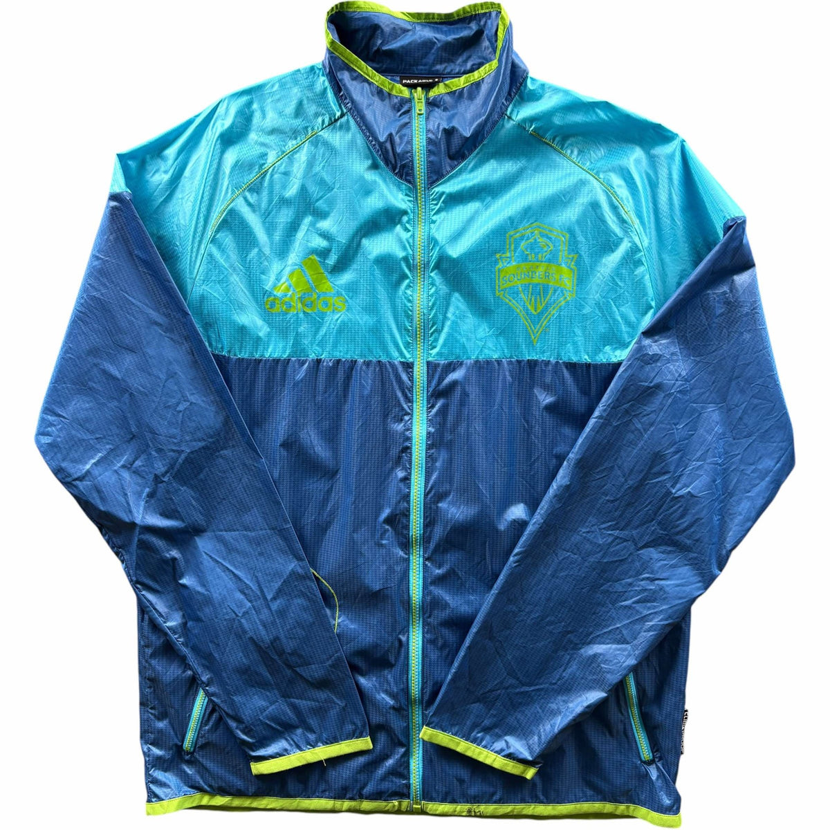 Seattle Sounders 2011 Adidas windbreaker jacket size L