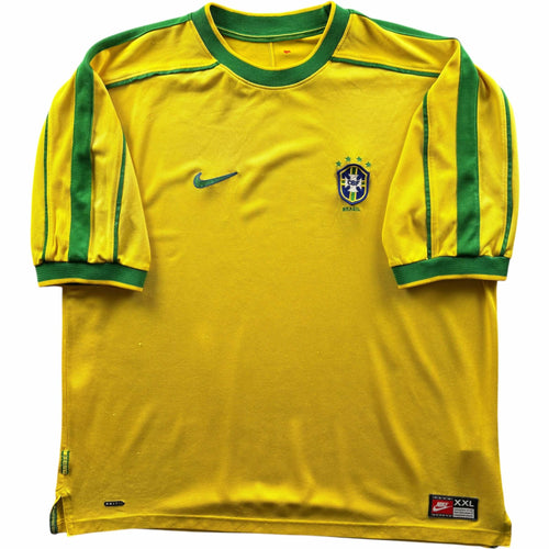 Brazil 1998-2000 Nike home football shirt size XXL