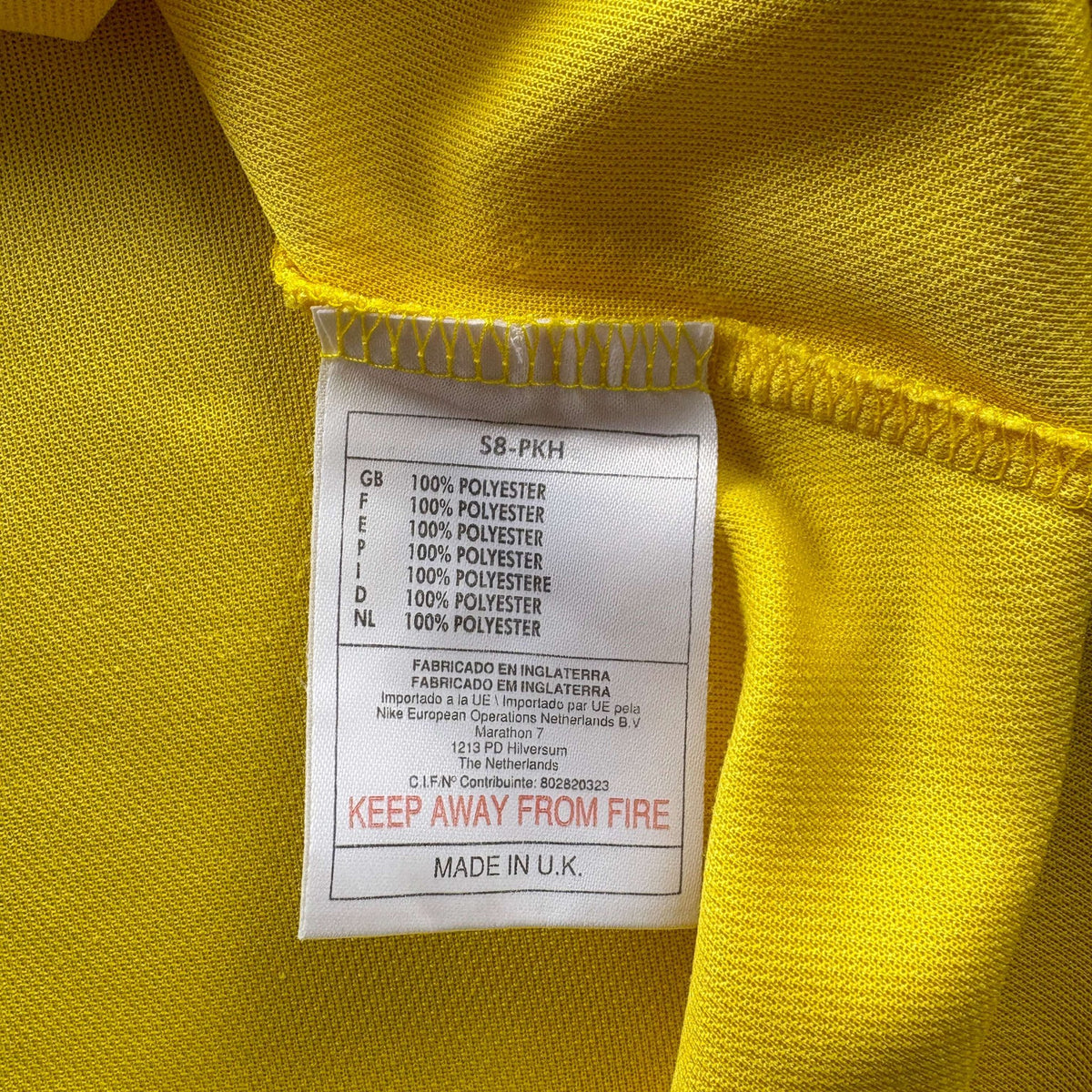 Brazil 1998-2000 Nike home football shirt size XXL