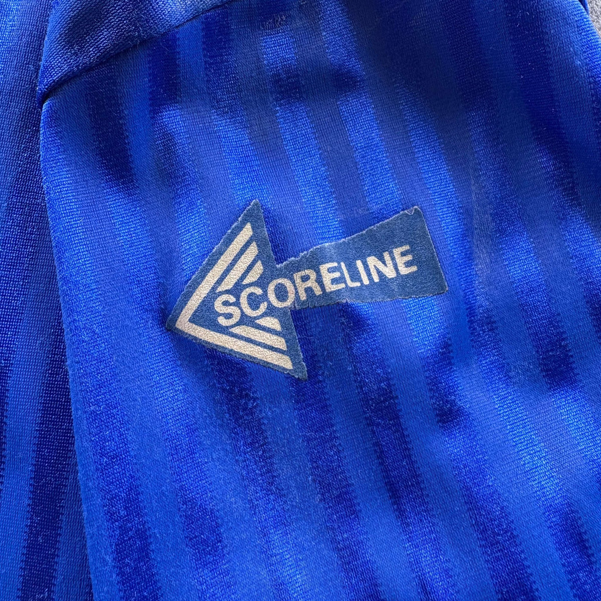 Cardiff City 1988-90 Scoreline home football shirt