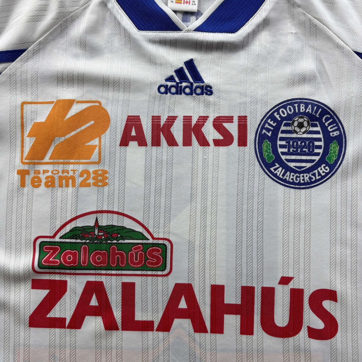 ZTE Zalaegerszeg 2001-02 Adidas home #19 football shirt size XL