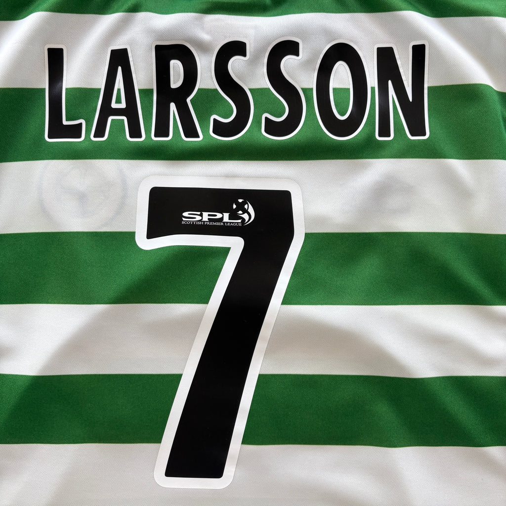 Celtic 1999-2001 Umbro home Henrik Larsson football shirt size L
