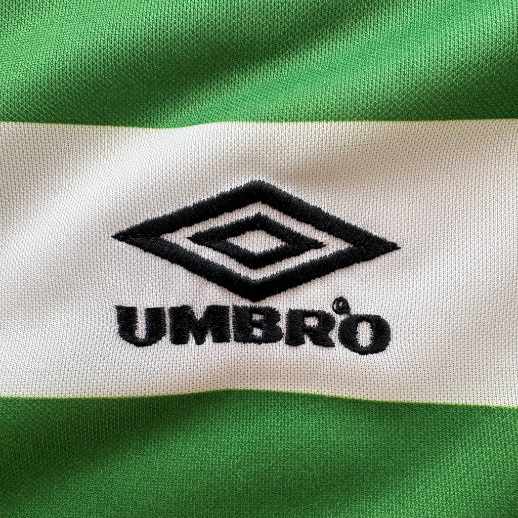 Celtic 1999-2001 Umbro home Henrik Larsson football shirt size L