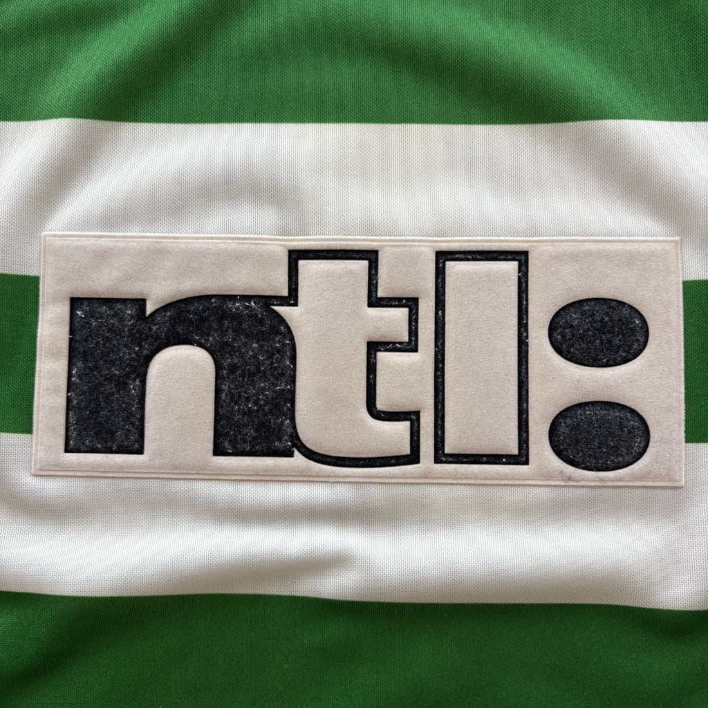 Celtic 1999-2001 Umbro home Henrik Larsson football shirt size L