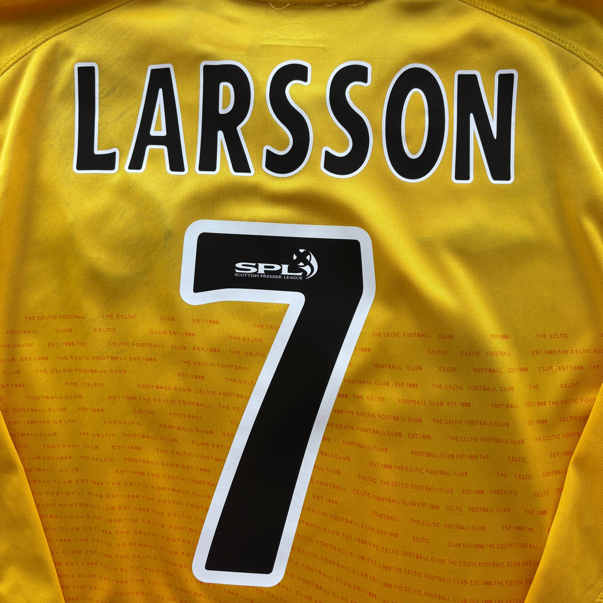 Celtic 2002-03 Umbro away long sleeve Henrik Larsson football shirt size XL