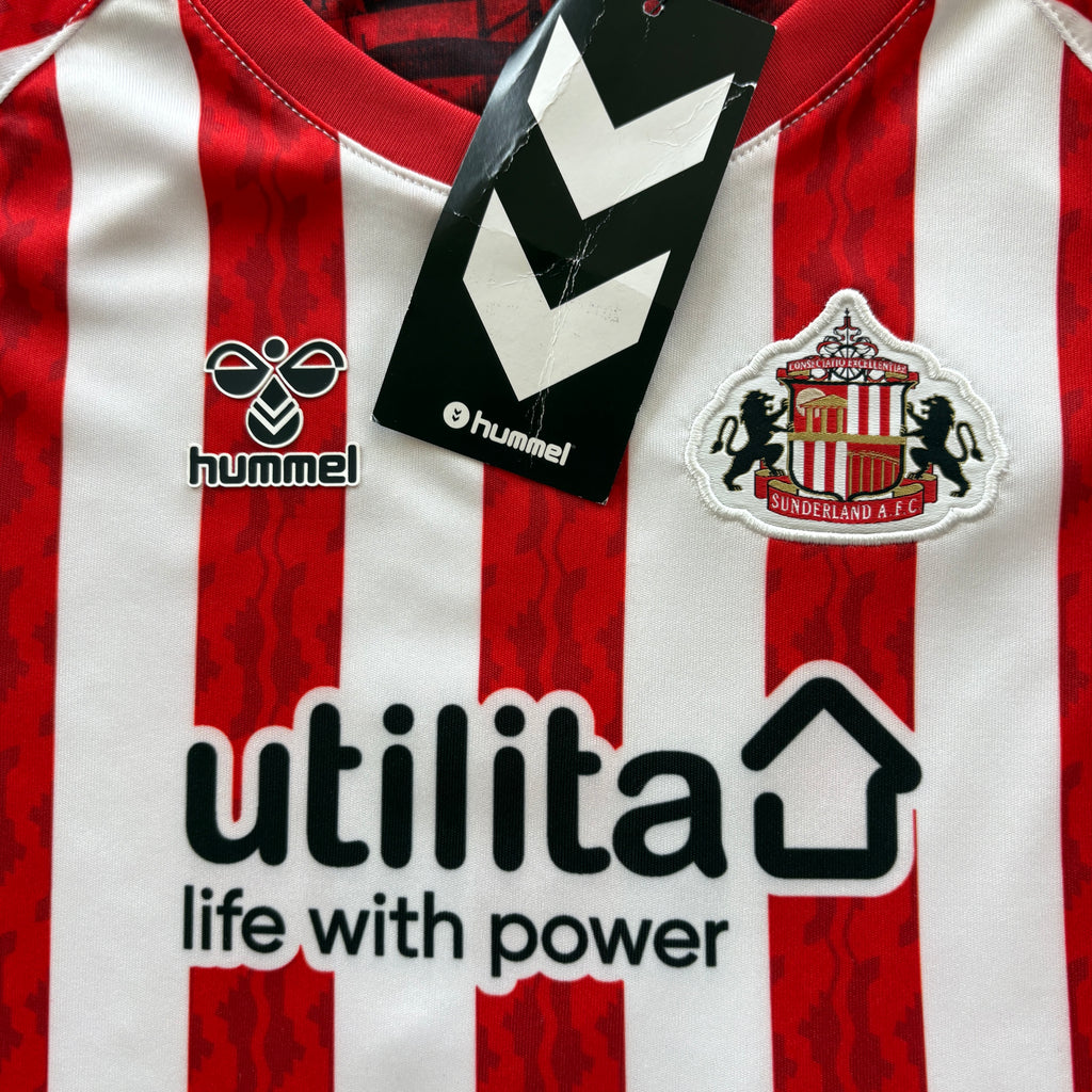 Sunderland 2024-25 Hummel home „Maddox #5” *NEW* football shirt size 5-6Y