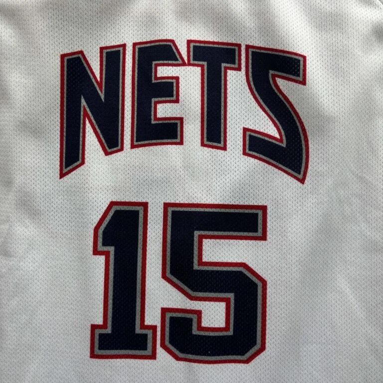 New Jersey Nets Vince Carter Champion EU home NBA jersey size M