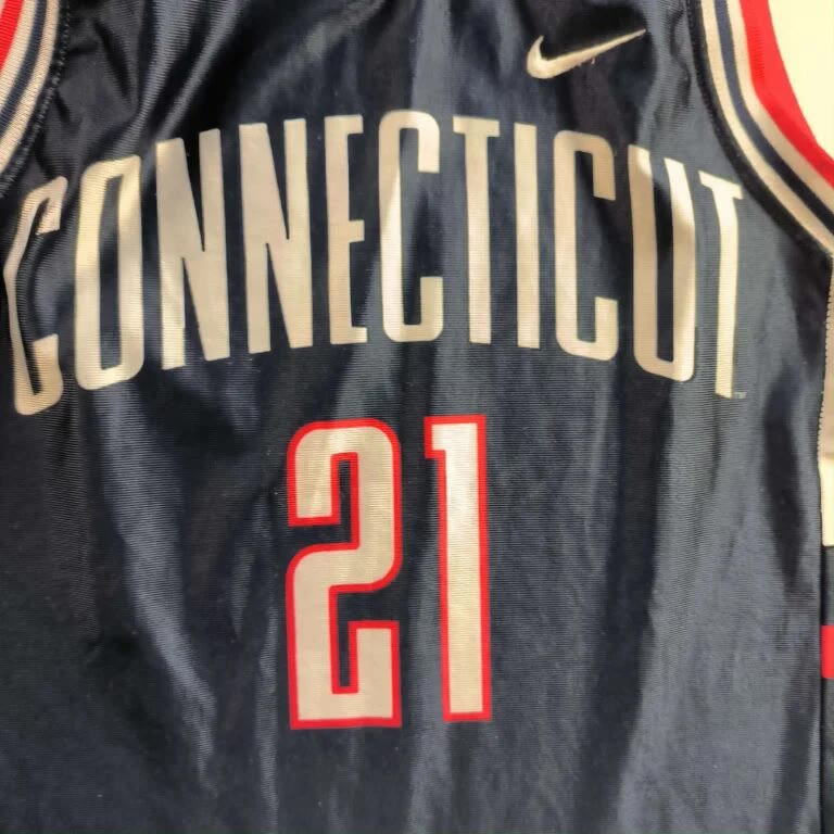 Connecticut Huskies #21 Nike NCAA kosárlabda mez S