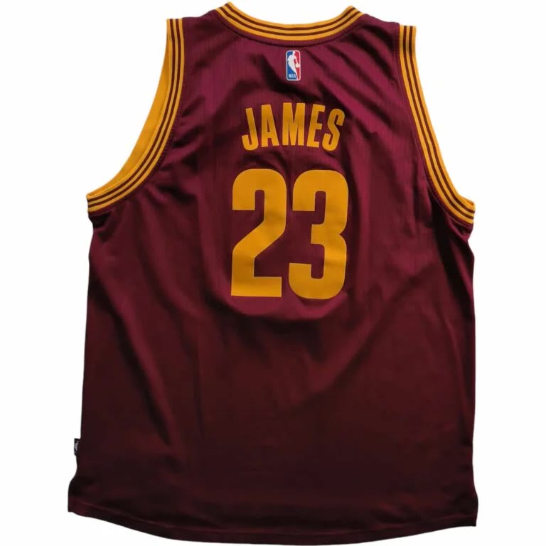 Cleveland Cavaliers LeBron James Adidas Rev30 away NBA jersey size XL