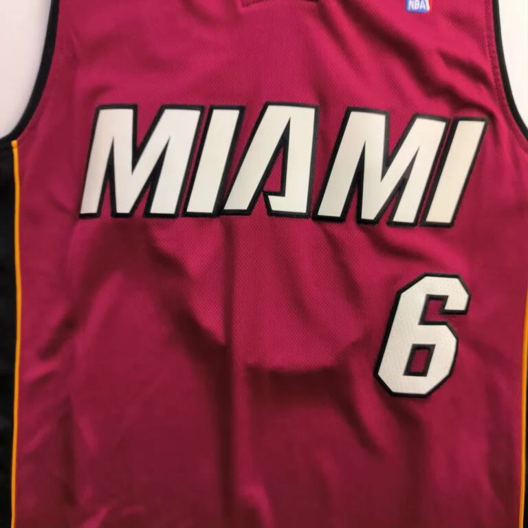 Miami Heat LeBron James Adidas Swingman alternate NBA jersey size S