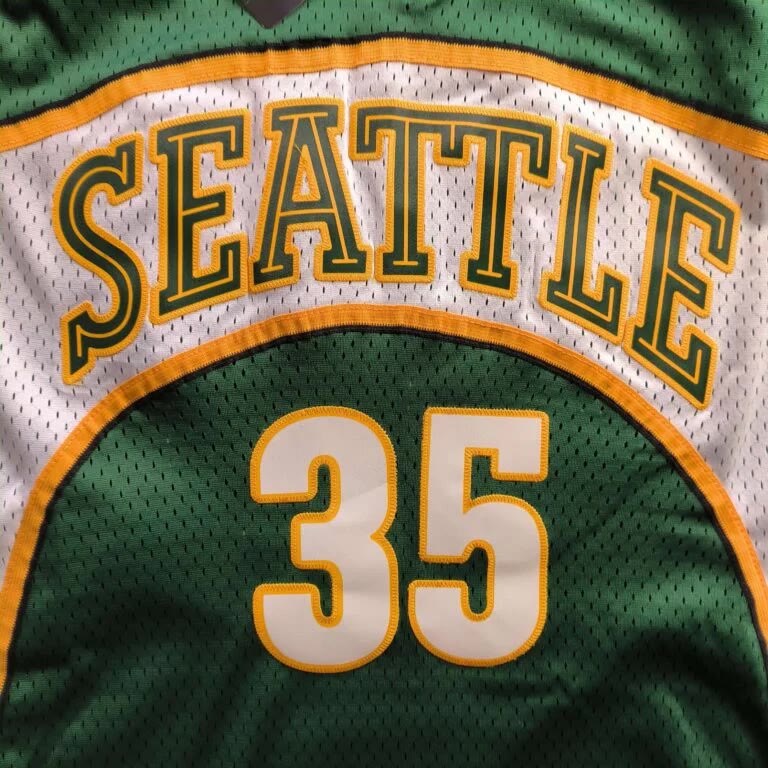 Seattle Super Sonics Kevin Durant Adidas *Új* NBA mez M