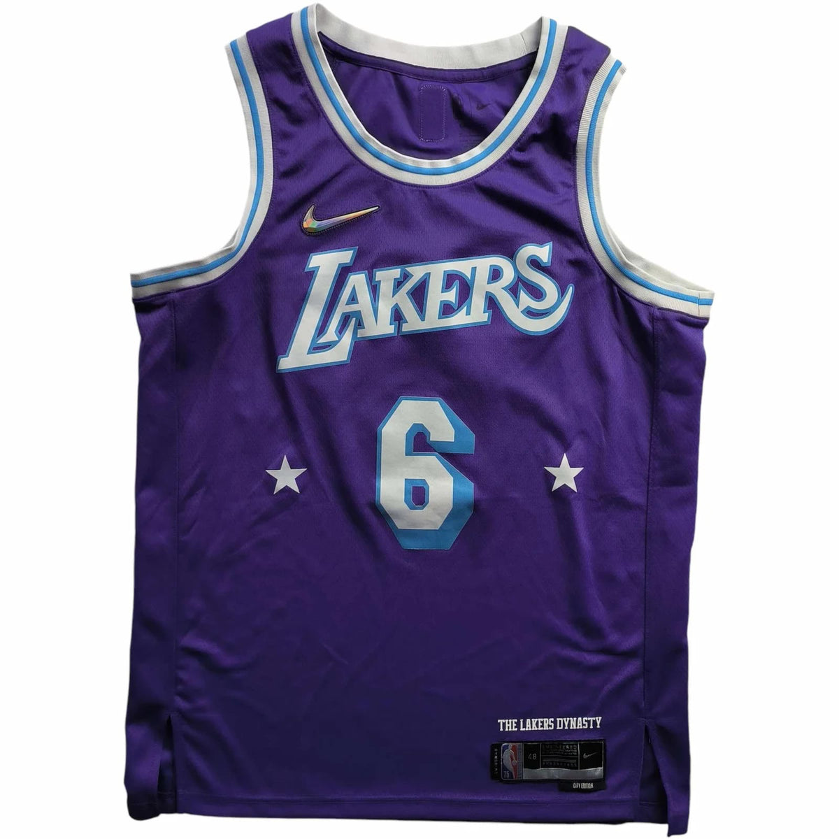 Los Angeles Lakers LeBron James Nike City Edition NBA mez L