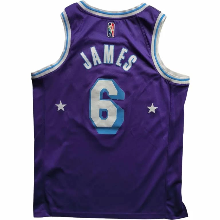 Los Angeles Lakers LeBron James Nike City Edition NBA jersey size L