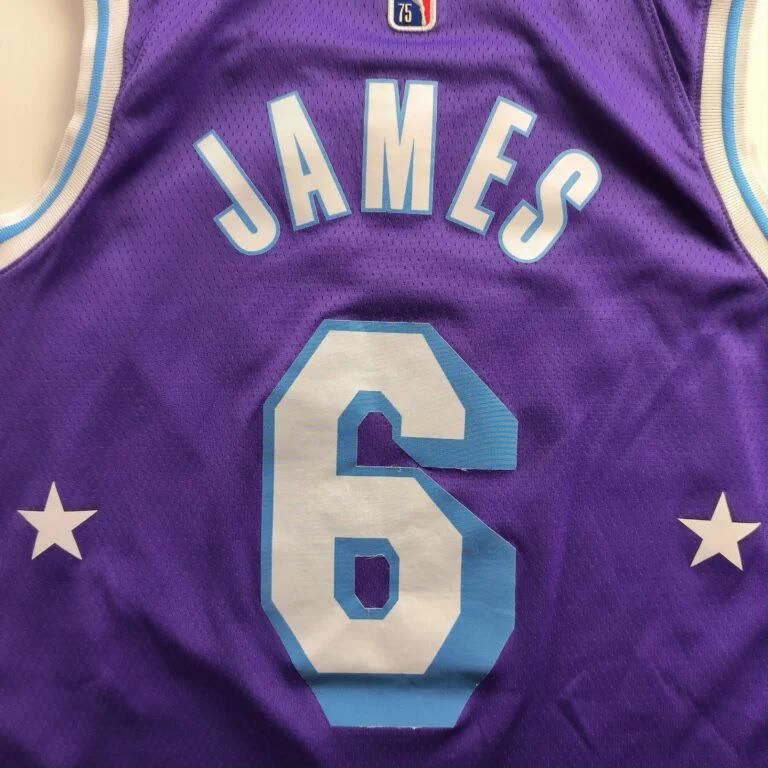 Los Angeles Lakers LeBron James Nike City Edition NBA jersey size L