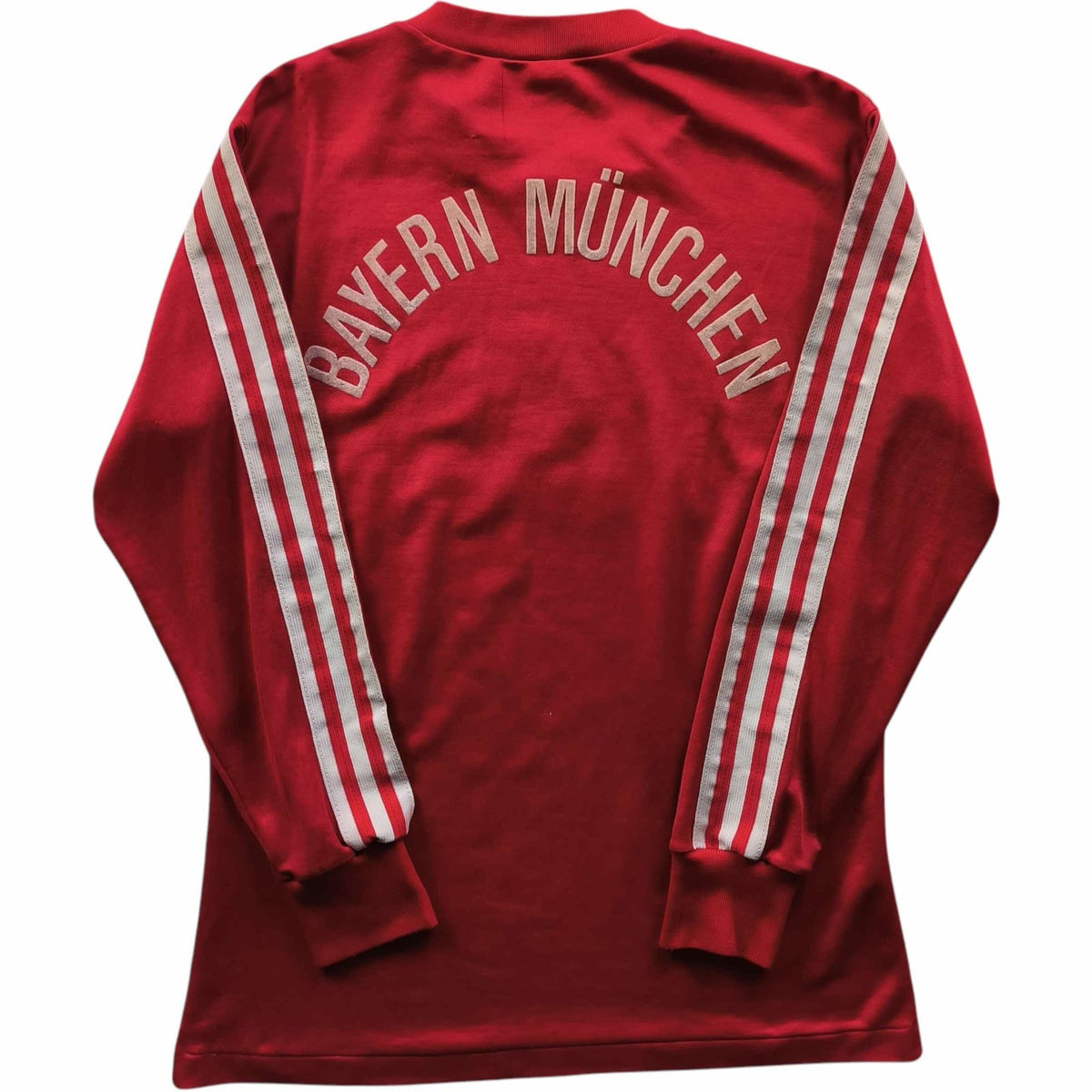 Bayern München 1984-89 Adidas home long sleeve football shirt size M