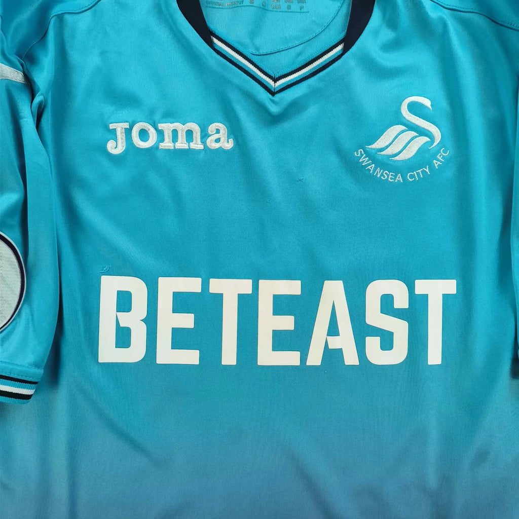 Swansea 2016-17 Joma vendég Ki Sung-yeung foci mez S