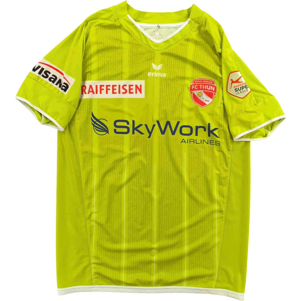 FC Thun 2012-13 Erima away Michael Siegfried football shirt size M