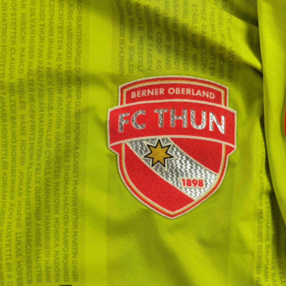 FC Thun 2012-13 Erima away Michael Siegfried football shirt size M