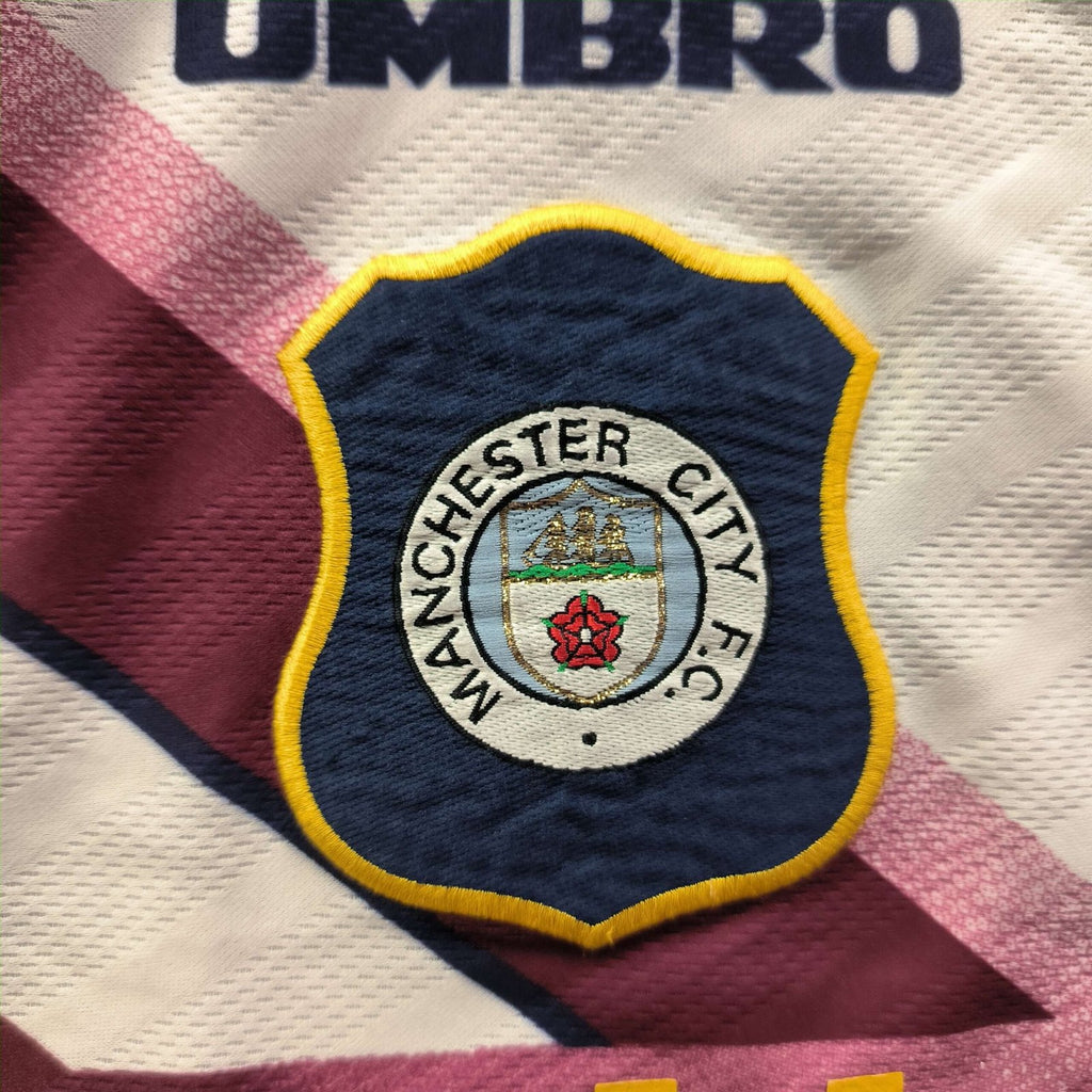 Manchester City 1996-97 Umbro away football shirt size L