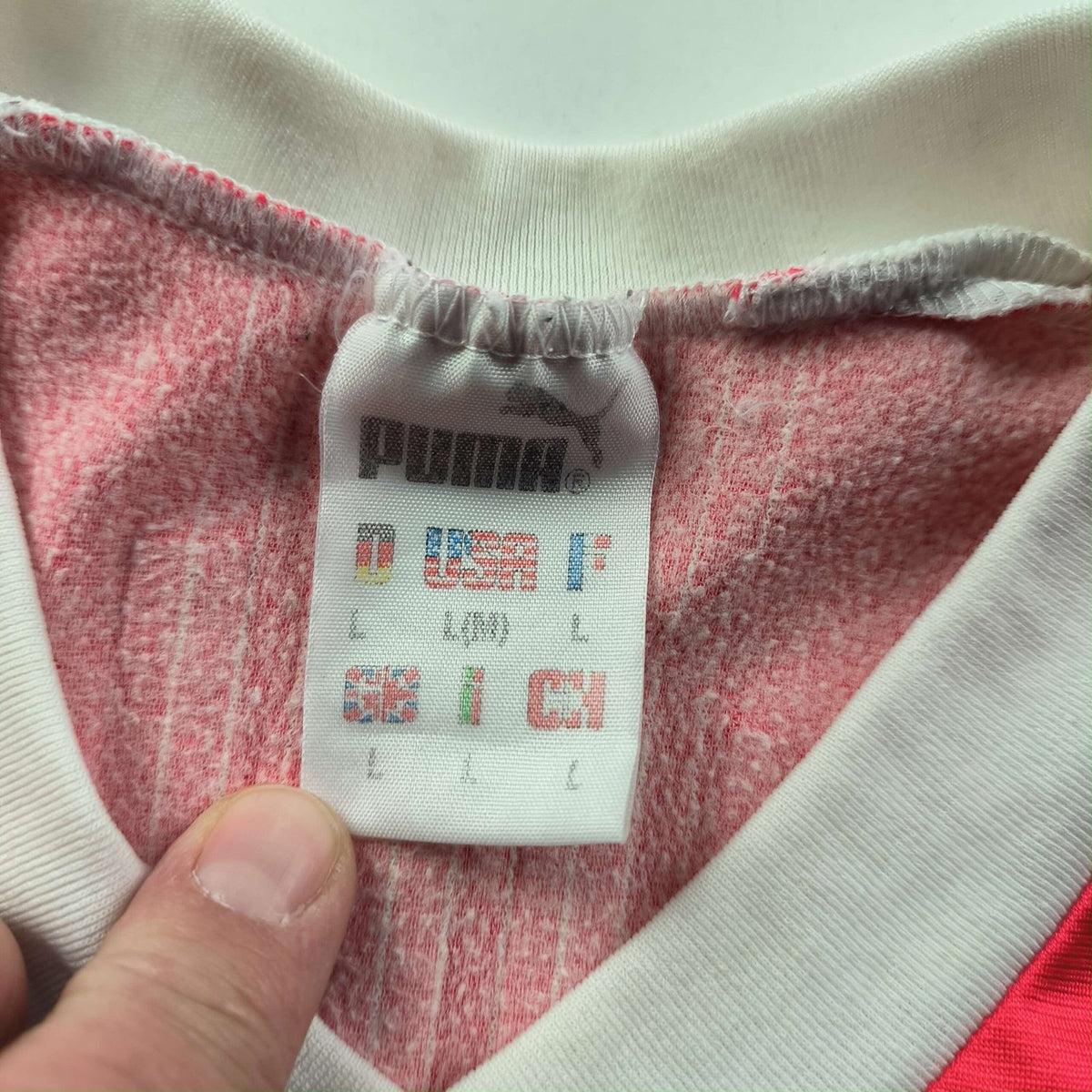 Nürnberg 1993-94 Puma hazai foci mez L-es