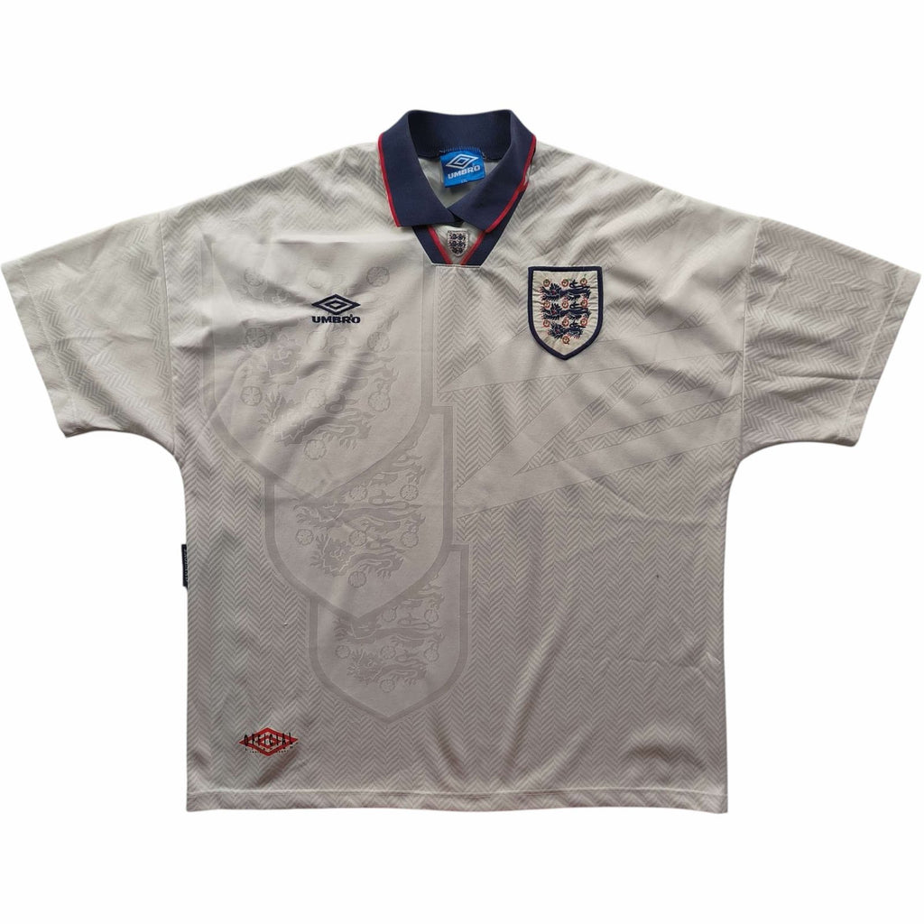 England 1993-95 Umbro home football shirt size XXL