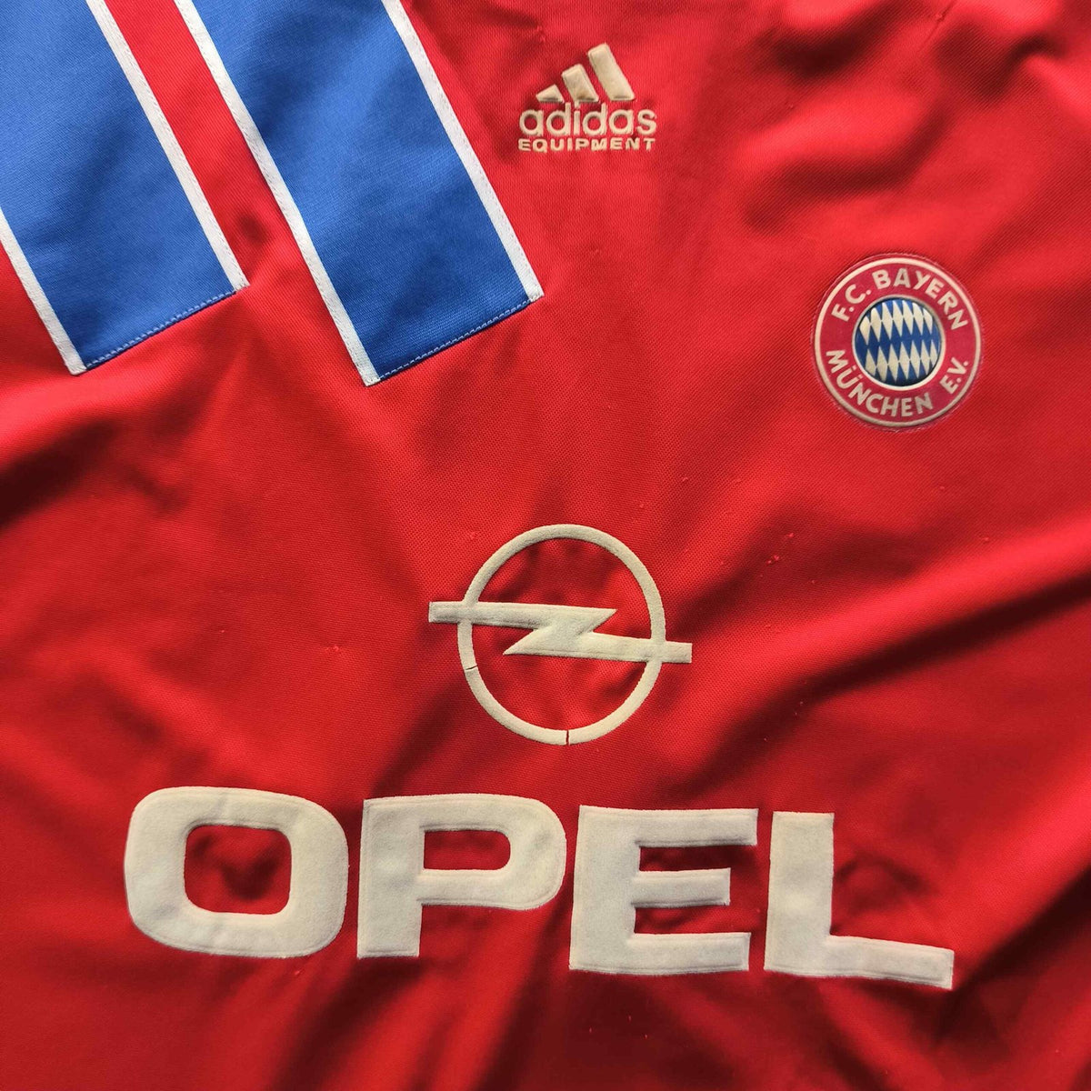 Bayern München 1993-95 Adidas home #10 football shirt size M