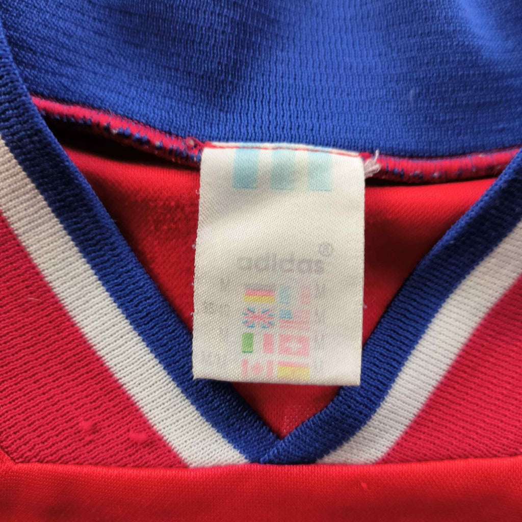 Bayern München 1993-95 Adidas home #10 football shirt size M
